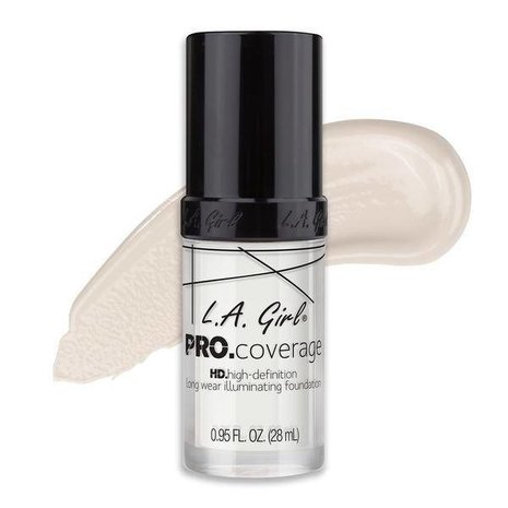 LA Girl LA Girl Pro Coverage HD Liquid Foundation - GLM641 White LA Girl LA Girl Pro Coverage HD Liquid Foundation - GLM641 White