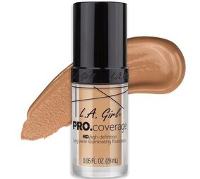 LA Girl HD Liquid Foundation - GLM644 Natural LA Girl HD Liquid Foundation - GLM644 Natural