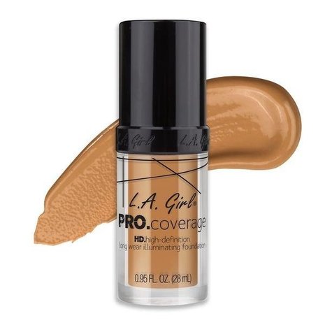 LA Girl LA Girl Pro Coverage HD Liquid Foundation - GLM645 Nude Beige LA Girl LA Girl Pro Coverage HD Liquid Foundation - GLM645 Nude Beige