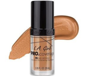 LA Girl HD Liquid Foundation - GLM648 Soft Honey LA Girl HD Liquid Foundation - GLM648 Soft Honey