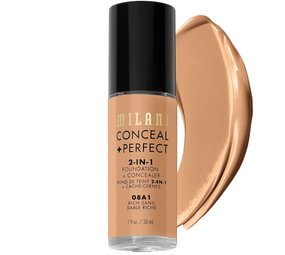 Milani 2-in-1 Foundation and Concealer 08A1 Rich Sand Milani 2-in-1 Foundation and Concealer 08A1 Rich Sand