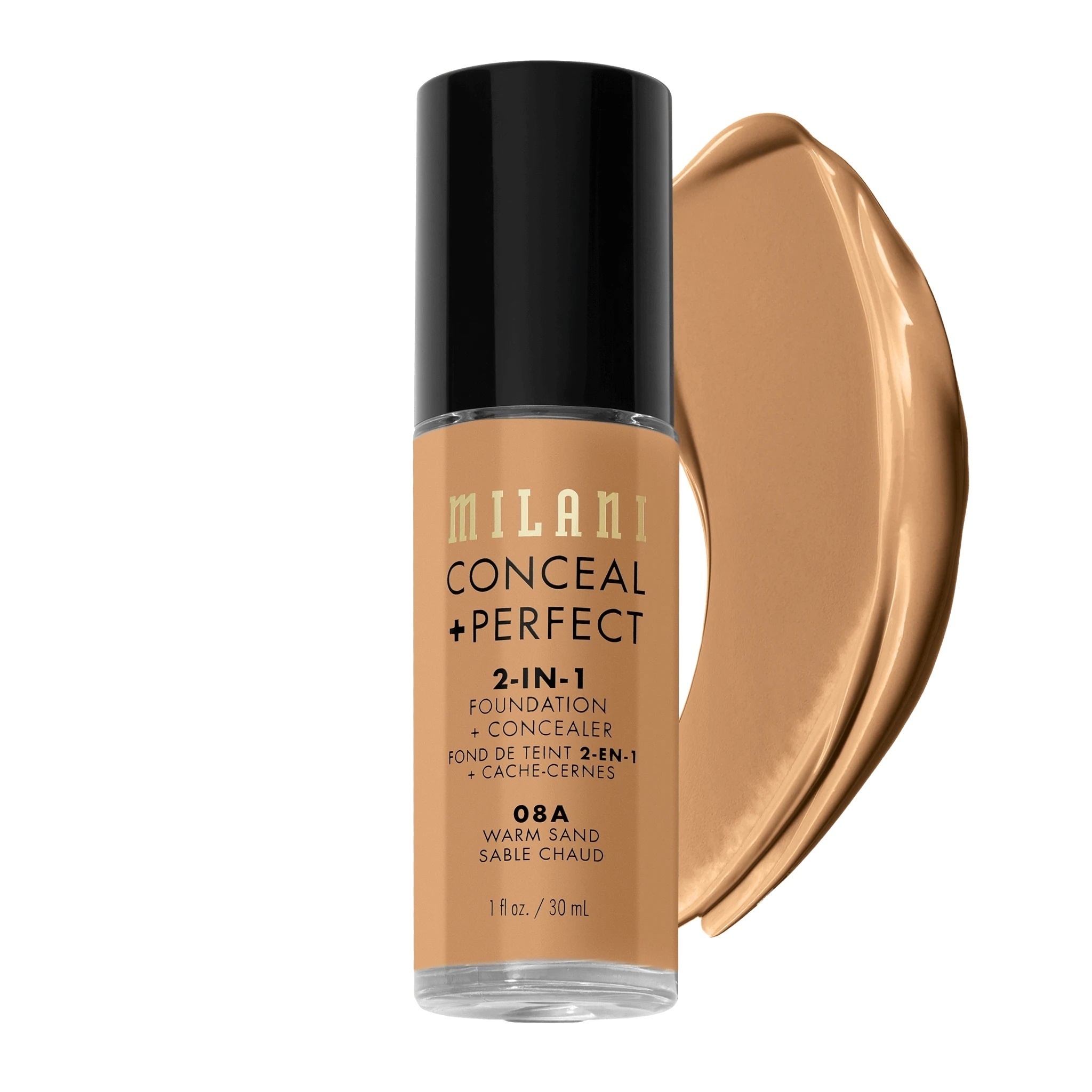 Milani Conceal & Perfect 2-in-1 Foundation and Concealer 08A Warm Sand
