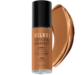 Milani 2-in-1 Foundation and Concealer 10A Hazelnut Milani 2-in-1 Foundation and Concealer 10A Hazelnut
