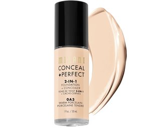 Milani 2-in-1 Foundation and Concealer 0A3 Warm Porcelain