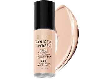 Milani 2-in-1 Foundation and Concealer 01A1 Nude Ivory Milani 2-in-1 Foundation and Concealer 01A1 Nude Ivory