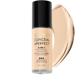 Milani 2-in-1 Foundation and Concealer 00A Porcelain Milani 2-in-1 Foundation and Concealer 00A Porcelain