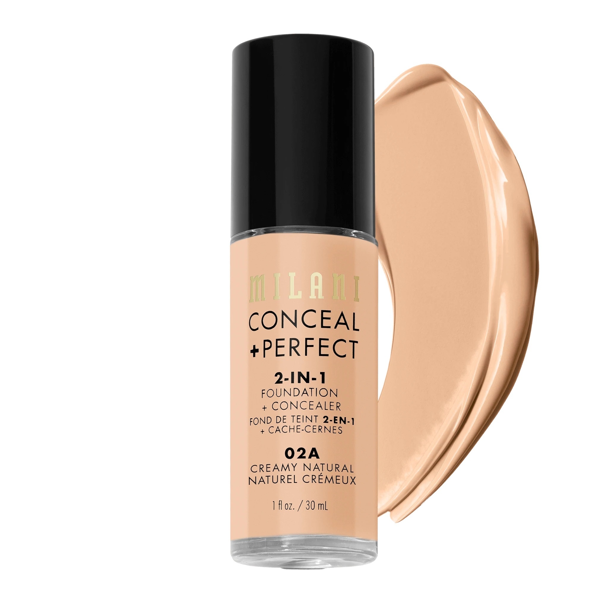 Milani Conceal & Perfect 2-in-1 Foundation and Concealer 02A Creamy Na