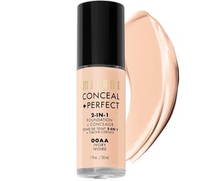 Milani 2-in-1 Foundation and Concealer 00AA Ivory Milani 2-in-1 Foundation and Concealer 00AA Ivory