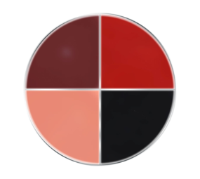 Kryolan Professional Make-up Supracolor Quartet Blistered Burns