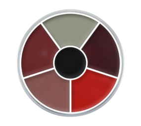 Kryolan Professional Make-up Cream Color Circle Burn & Injury