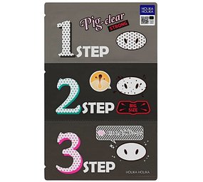 Holika Holika Pig Clear Blackhead 3-Step Kit Strong Holika Holika Pig Clear Blackhead 3-Step Kit Strong