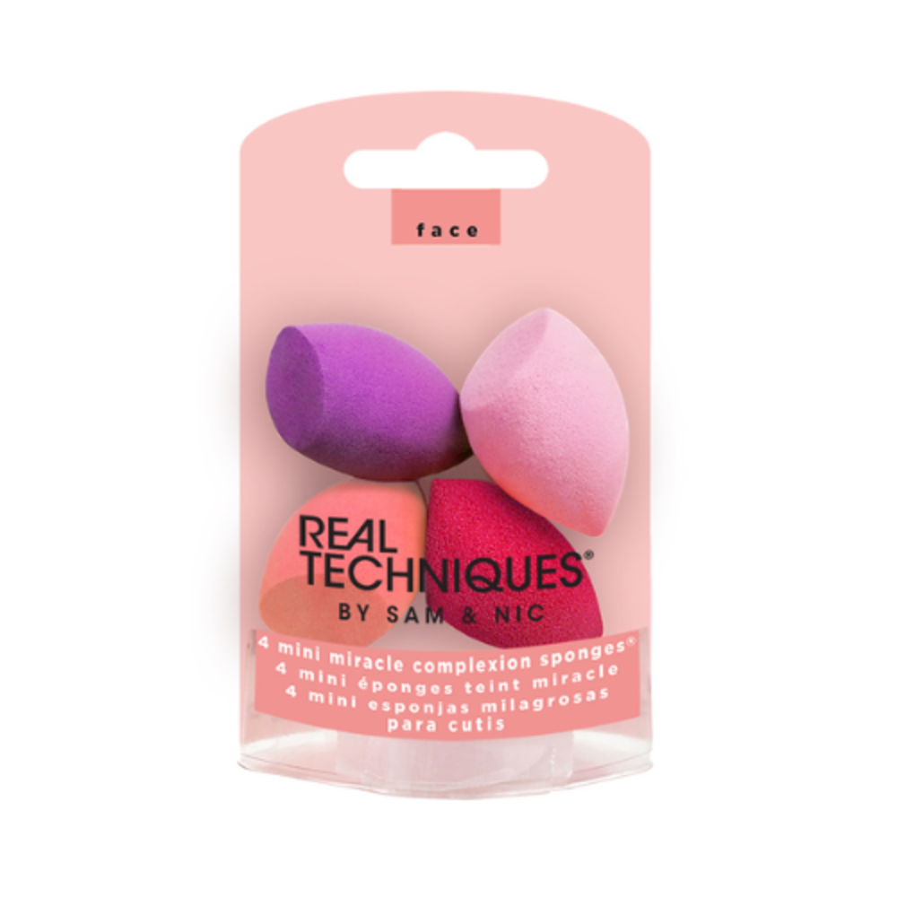 Real Techniques Real Techniques 4 Mini Miracle Complexion Sponges Real Techniques Real Techniques 4 Mini Miracle Complexion Sponges