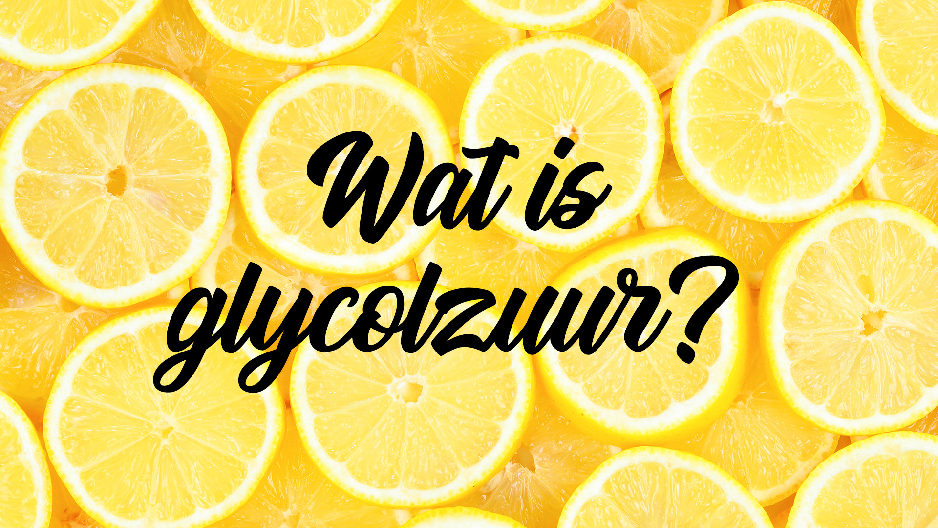 Wat doet glycolzuur met de huid?
