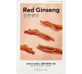 Missha Airy Fit Sheet Mask Red Ginseng Missha Airy Fit Sheet Mask Red Ginseng