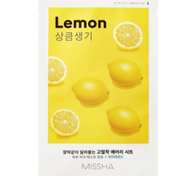 Missha Airy Fit Sheet Mask Lemon Missha Airy Fit Sheet Mask Lemon