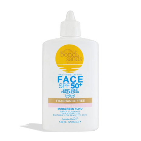 Bondi Sands Bondi Sands Sunscreen Face Fluid SPF 50+ Fragrance Free Tinted