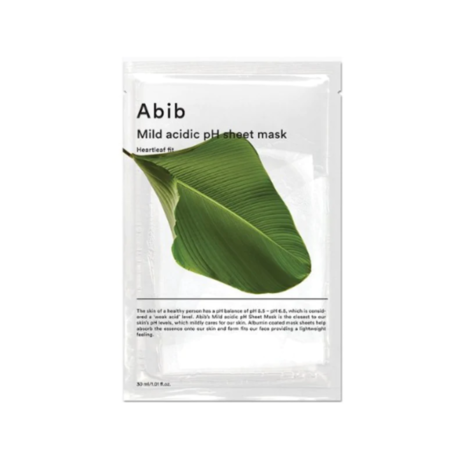 Abib Abib Mild Acidic pH Sheet Mask Heartleaf Fit Abib Abib Mild Acidic pH Sheet Mask Heartleaf Fit