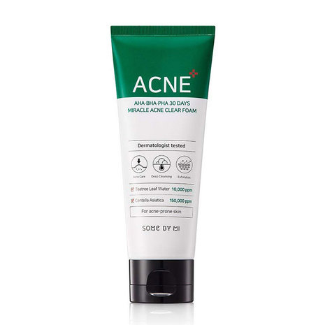 Some By Mi Some By Mi AHA BHA PHA 30 Days Miracle Foam Some By Mi Some By Mi AHA BHA PHA 30 Days Miracle Foam