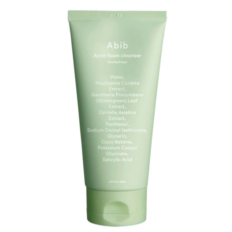Abib Abib Acne Foam Cleanser Heartleaf Foam Abib Abib Acne Foam Cleanser Heartleaf Foam