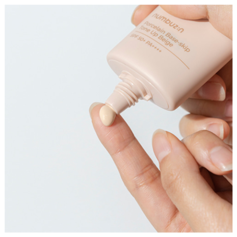 Numbuzin Numbuzin No.3 Porcelain Base-skip Tone Up Beige SPF50+ Numbuzin Numbuzin No.3 Porcelain Base-skip Tone Up Beige SPF50+