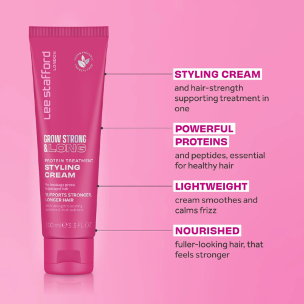 Lee Stafford Lee Stafford Grow Long & Strong Protein Treatment Styling Cream Lee Stafford Lee Stafford Grow Long & Strong Protein Treatment Styling Cream
