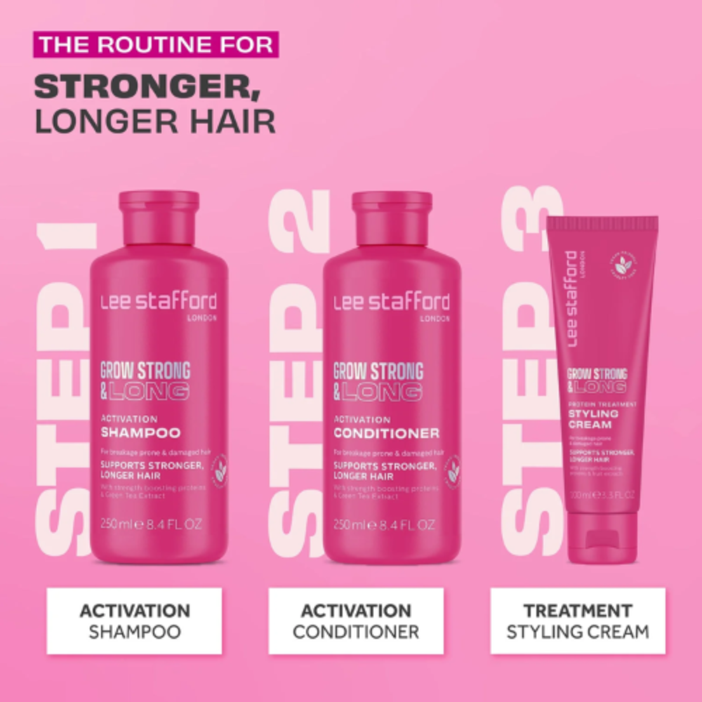 Lee Stafford Lee Stafford Grow Long & Strong Protein Treatment Styling Cream Lee Stafford Lee Stafford Grow Long & Strong Protein Treatment Styling Cream