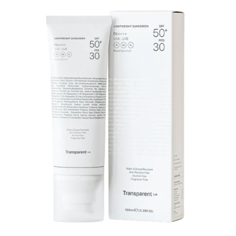 Transparent Lab Transparent Lab Lightweight Sunscreen SPF50+ Transparent Lab Transparent Lab Lightweight Sunscreen SPF50+