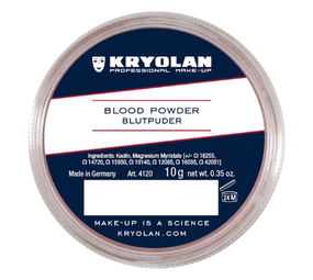 Kryolan Professional Make-up Blood Powder Dark 10 Gr.