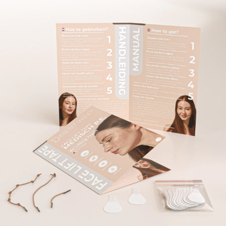 Destined Beauty Destined Beauty Facelift Tape Set Brown Destined Beauty Destined Beauty Facelift Tape Set Brown