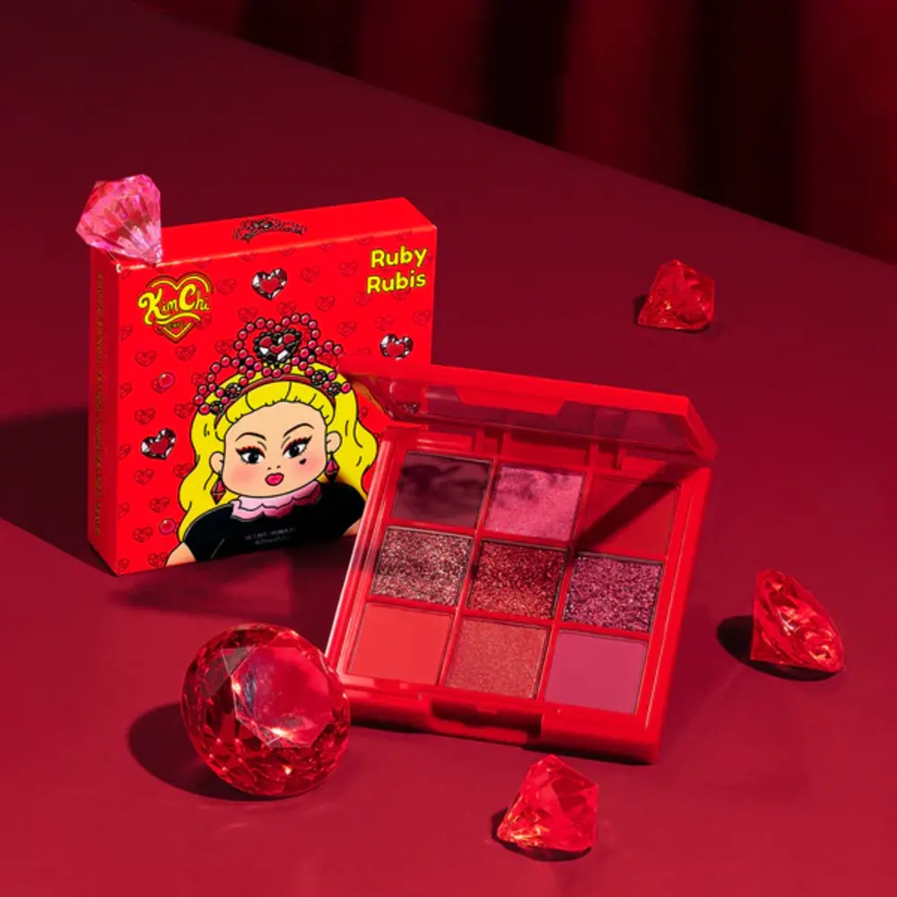 KimChi Chic Beauty KimChi Chic Beauty Jewel Collection 01 Ruby Palette