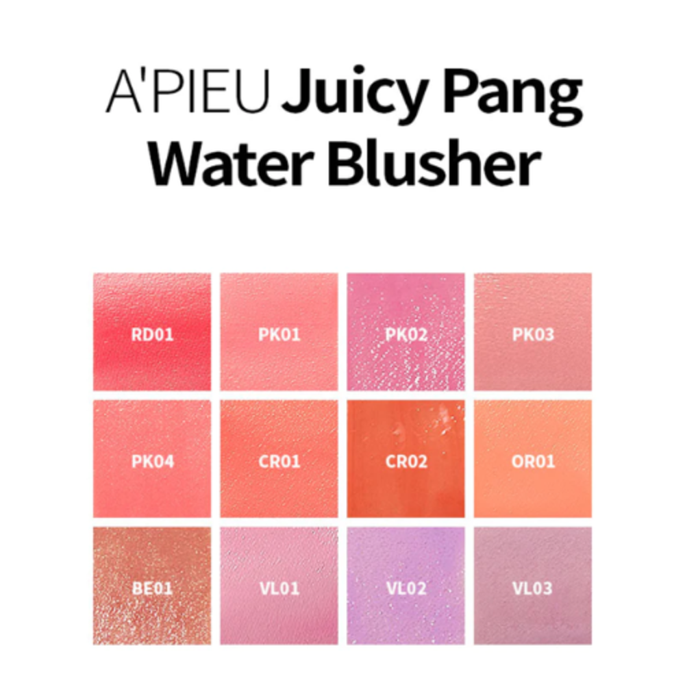 A'pieu A'pieu Juicy Pang Water Blusher CR01 Peach A'pieu A'pieu Juicy Pang Water Blusher CR01 Peach