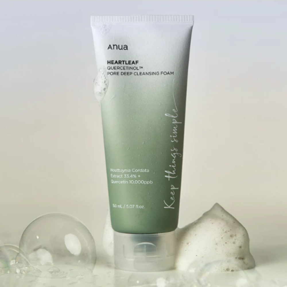 Anua Anua Heartleaf Quercetinol Pore Deep Cleansing Foam Anua Anua Heartleaf Quercetinol Pore Deep Cleansing Foam