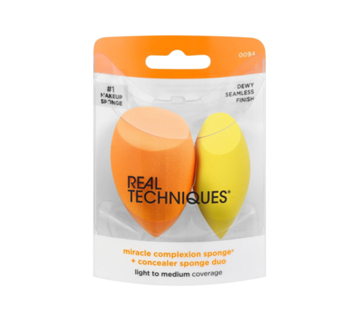 Real Techniques Real Techniques Miracle Complexion Sponge + Concealer Sponge Duo Real Techniques Real Techniques Miracle Complexion Sponge + Concealer Sponge Duo