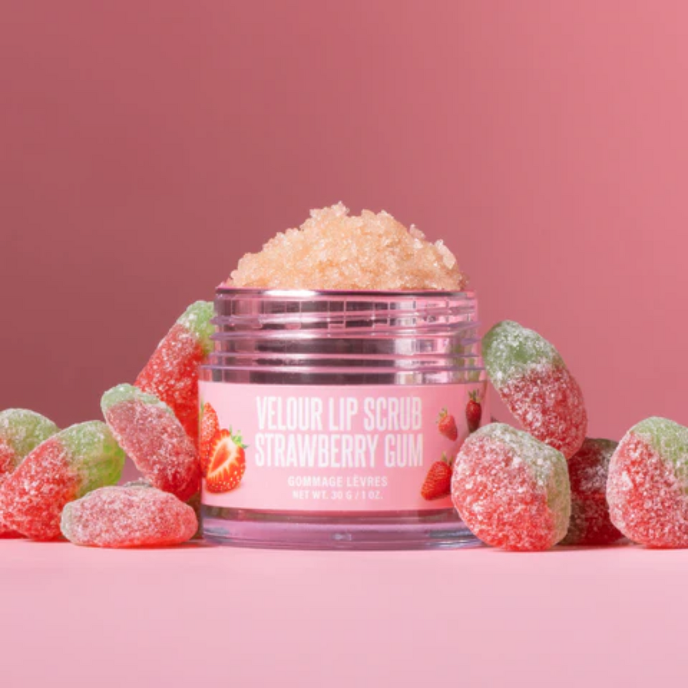 Jeffree Star Cosmetics Jeffree Star Cosmetics Velour Lip Scrub Strawberry Gum Jeffree Star Cosmetics Jeffree Star Cosmetics Velour Lip Scrub Strawberry Gum