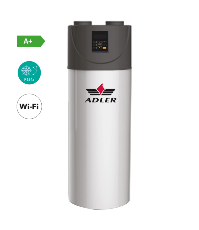 Adler Brauchwasserwärmepumpe 200 Liter Wi-Fi/ R134a