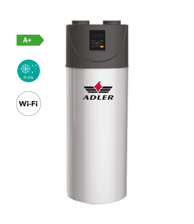 Adler Tapwater warmtepompboiler 200 Liter Wi-Fi/ R134a