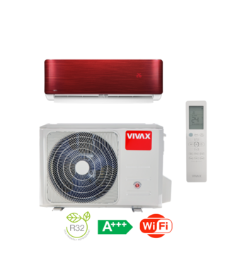 Vivax R+ Mono Split Klimaanlage ACP-12CH35AERI+ R32 RED
