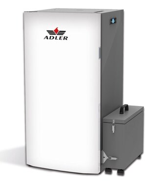 Adler pelletketel 24 kw - zelfreinigend incl. ascompressor