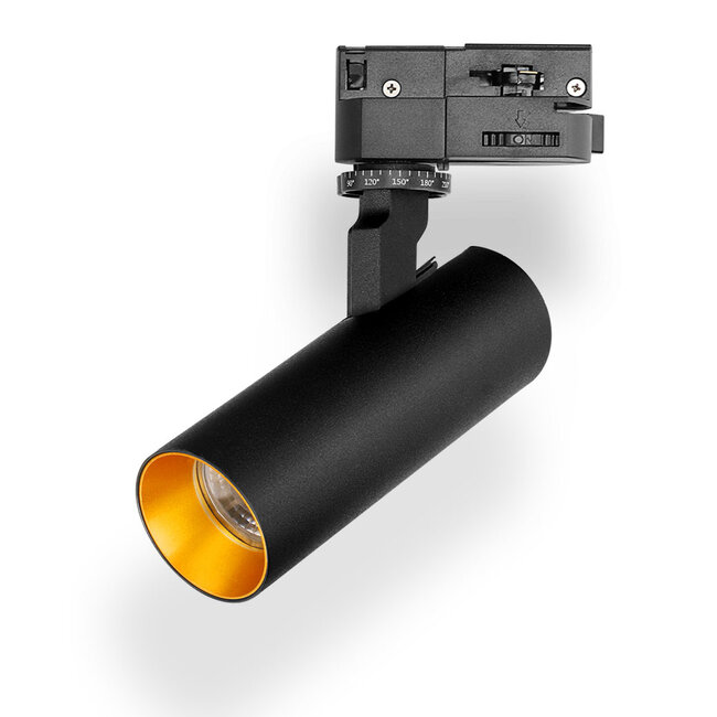 PremiumLED Tracklight LUSSO Black Gold Dim to Warm