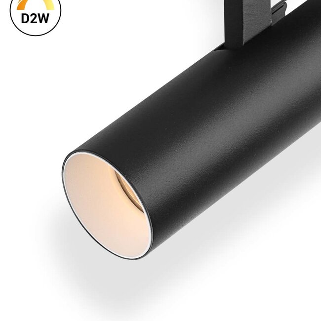 PremiumLED Tracklight LUSSO Black White Dim to Warm