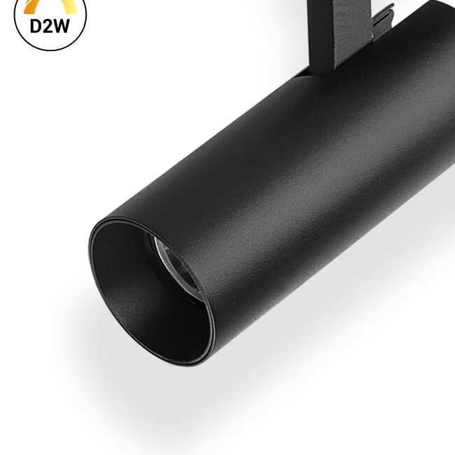 PremiumLED Tracklight LUSSO Zwart Dim naar Warm