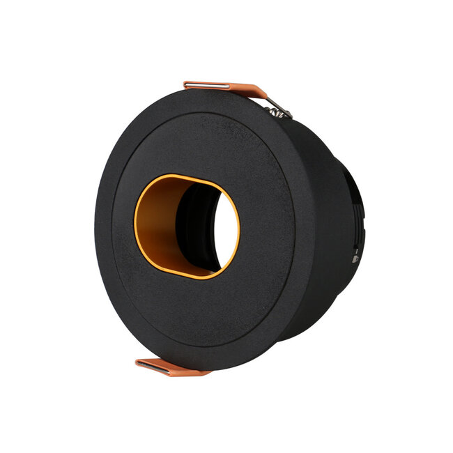 Infinity Buco II Tiltable Round Black Gold (excl. Light Source)