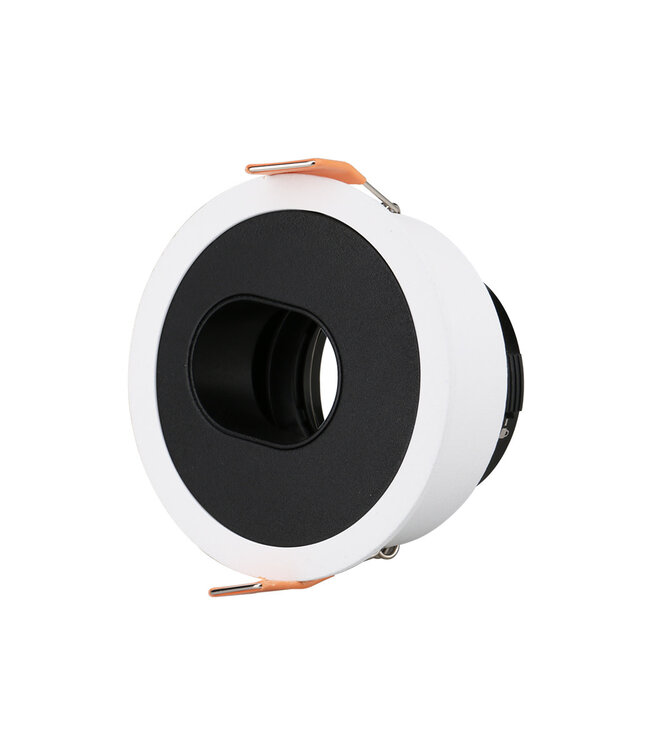 Infinity Buco II Tiltable Round White Black Black (excl. Light Source)
