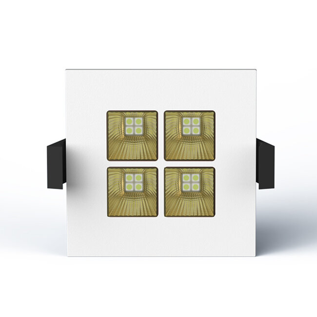 PremiumLED Four Square Wit Goud 2700K