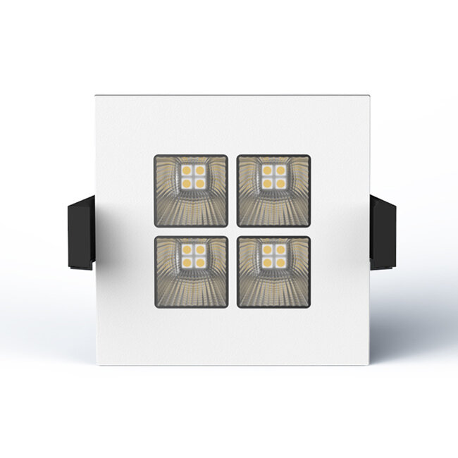 PremiumLED Four Square Wit Zilver 2700K