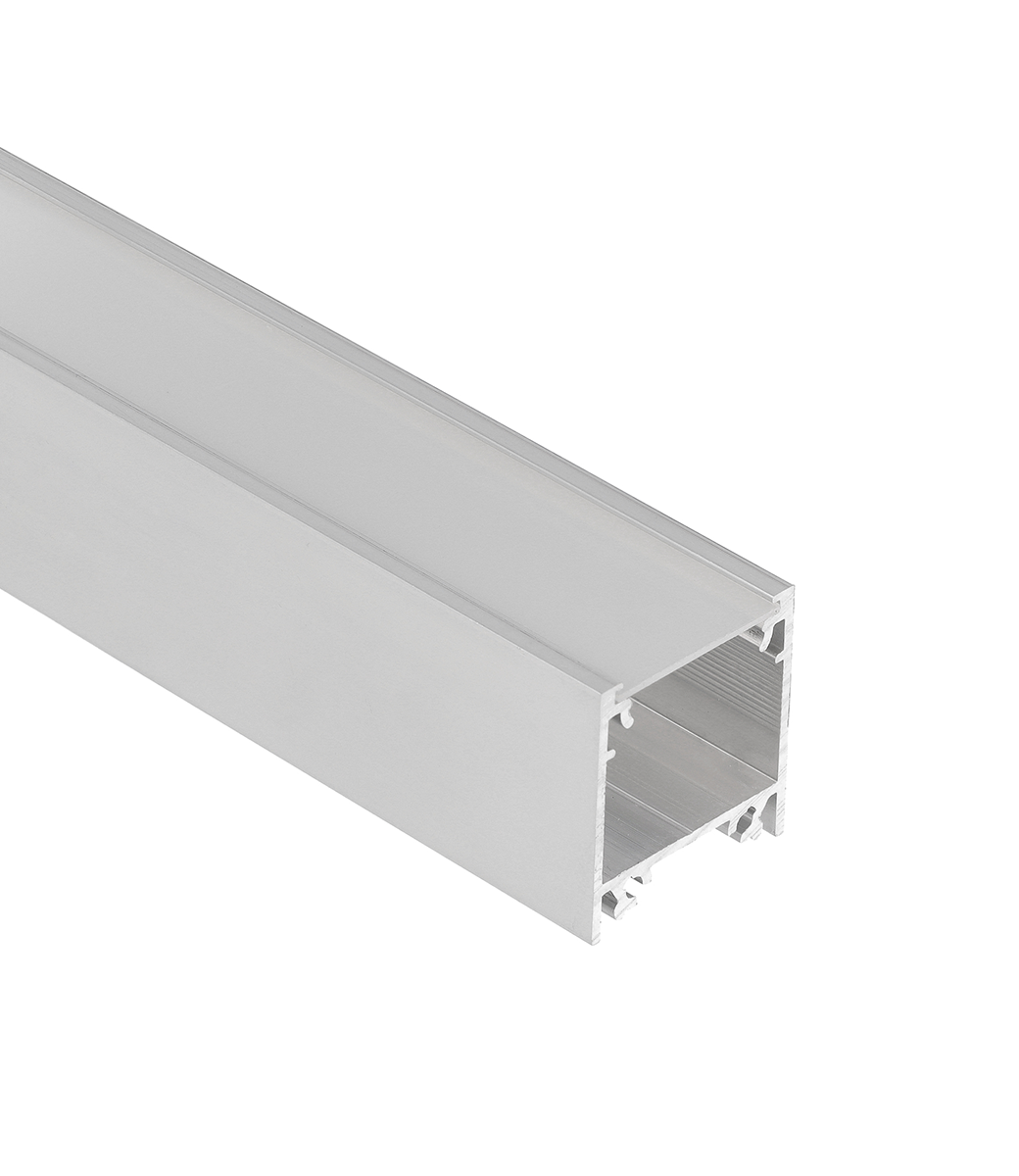 LED Profile Linea Surface Mount Raw Aluminium - PremiumLED