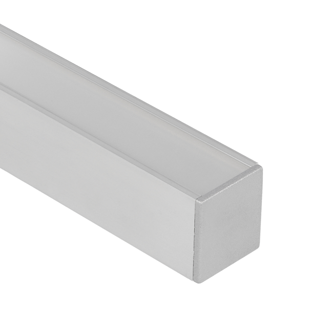 LED Profiel Linea Opbouw Raw Aluminium