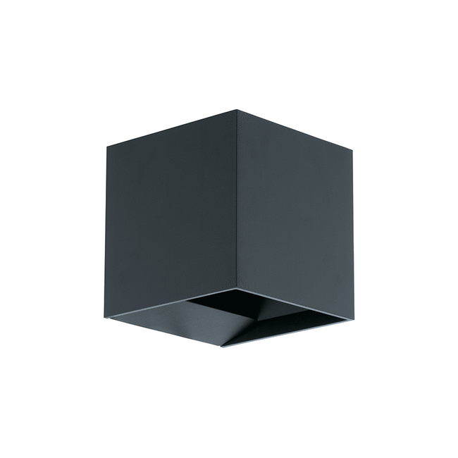 PremiumLED Cube Wall Lamp Black 3000K