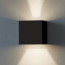 PremiumLED Cube Wall Lamp Black 3000K