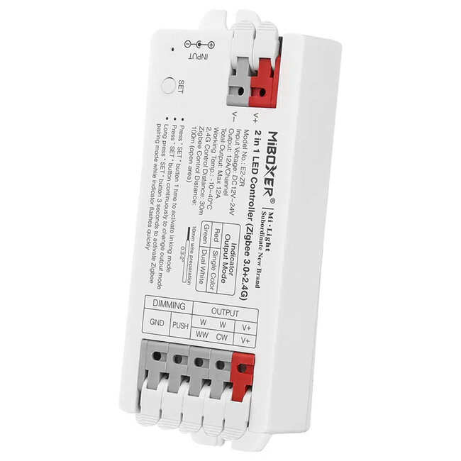 Mi-Boxer E-Series 2  in 1 LEDStrip Single Color/CCT Controller (Zigbee 3.0)